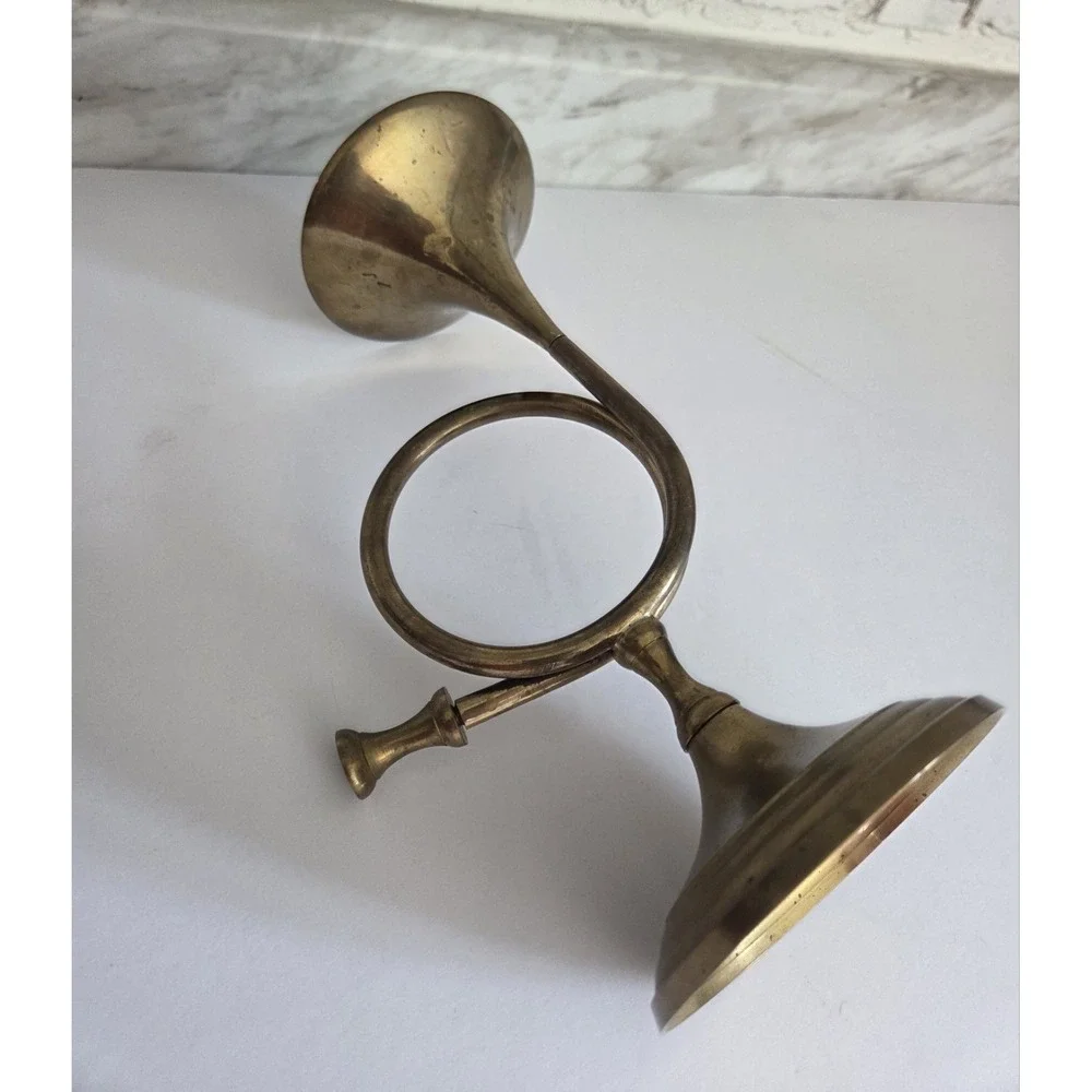 Vintage Gold Brass French Horn 9.5